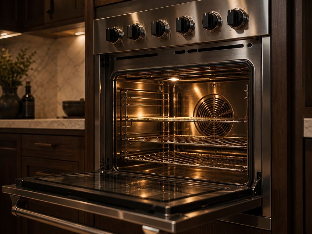 Viking wall oven cavity calibrated during a Livermore repair